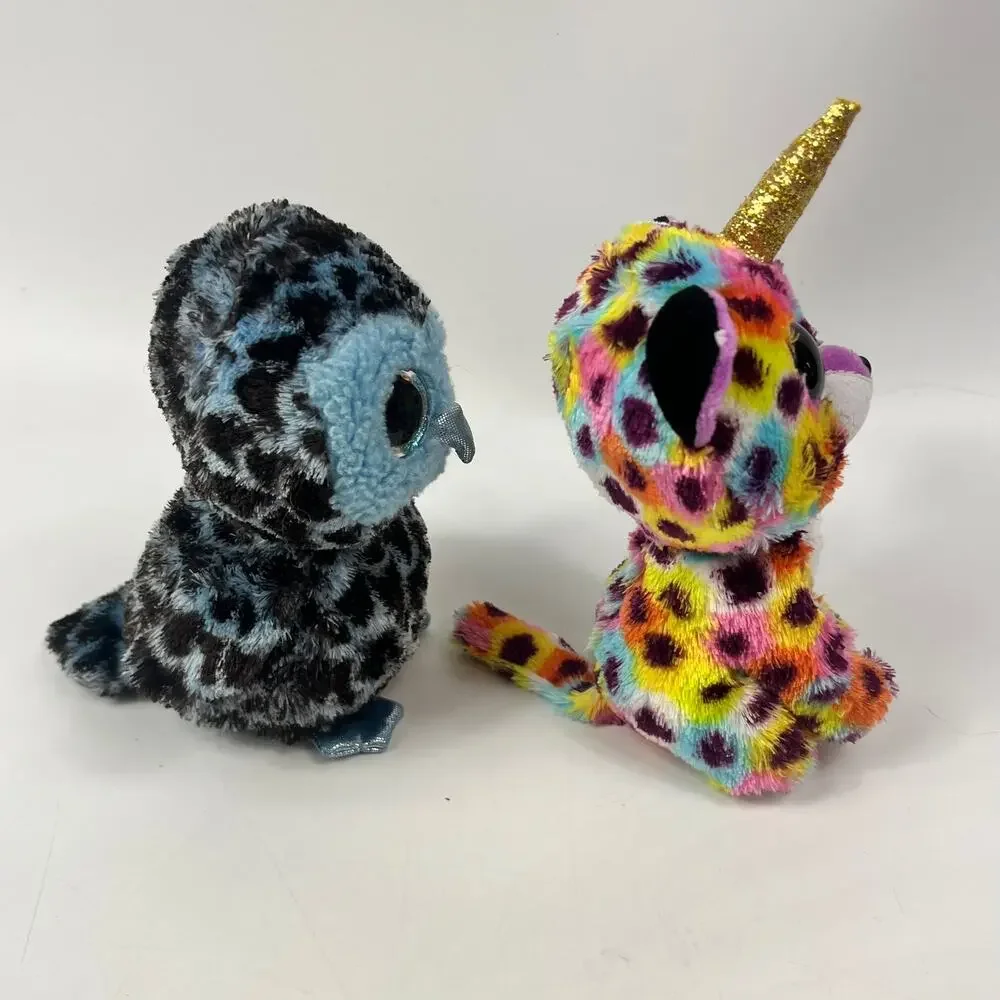 Ty Beanie Boos Plush Lot of 6 Giselle, Glamour, Yago & More Mixed Sizes Tags